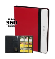 Pro-Folio 9-Pocket LX Album - Red-White